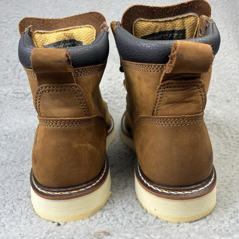 Irish Setter Ashby 83651 Work Boots Men's 8 D Brown Leather